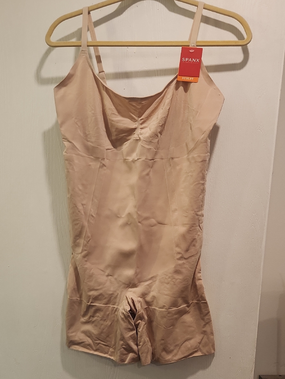 SPANX Beige Full-Body Shaping Suit with Adjustable Straps. NWT. Size 2X